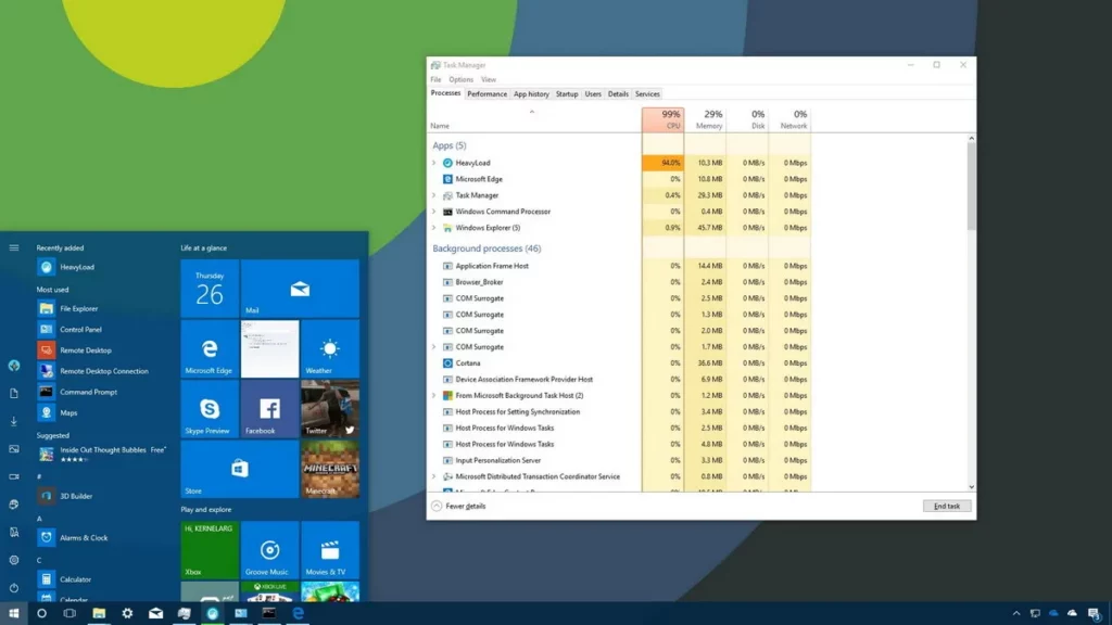 kill Windows processes