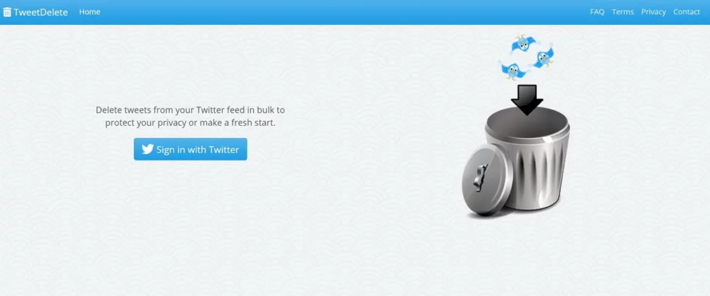 How to delete all your tweets in one click