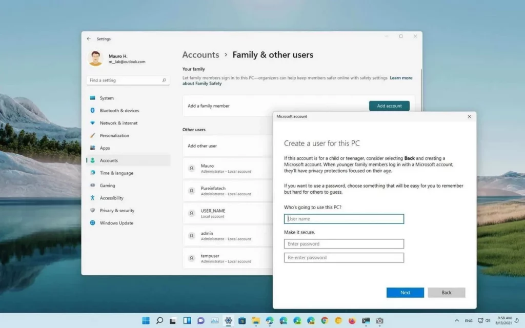 How to change your user name in Windows 11