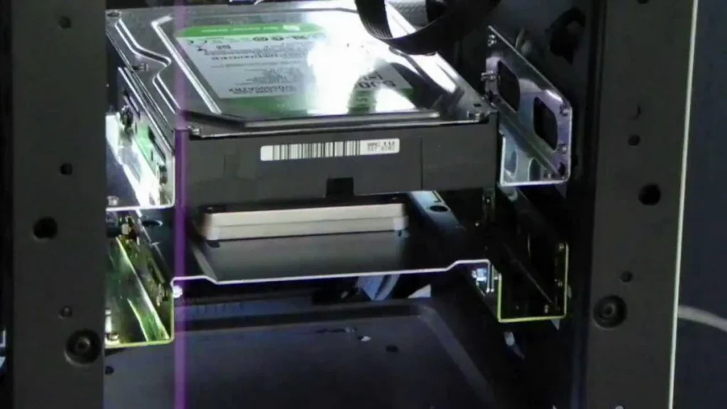 Steps to install a new hard disk drive