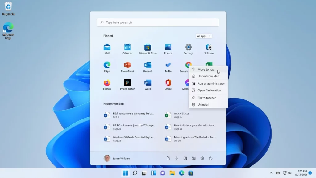 How to customize Windows 11 Start Menu