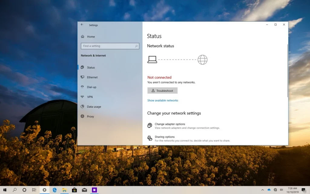 Windows WiFi problems with connection