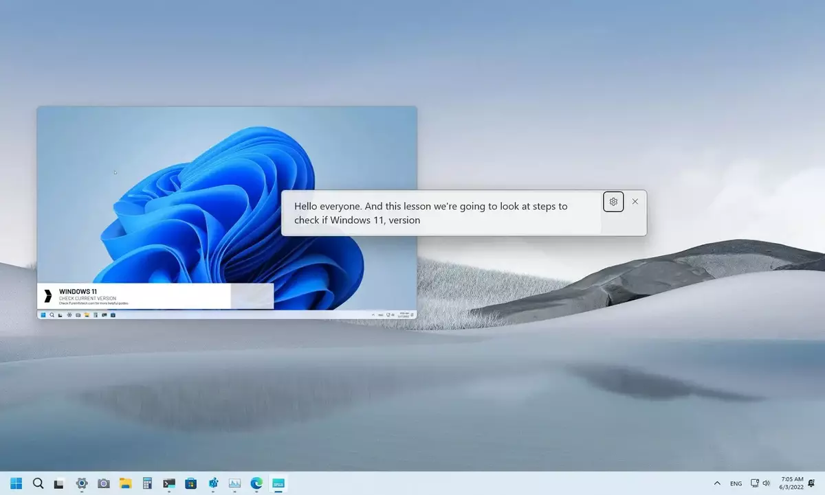 How to use Live captions and activate the feature in Windows 11