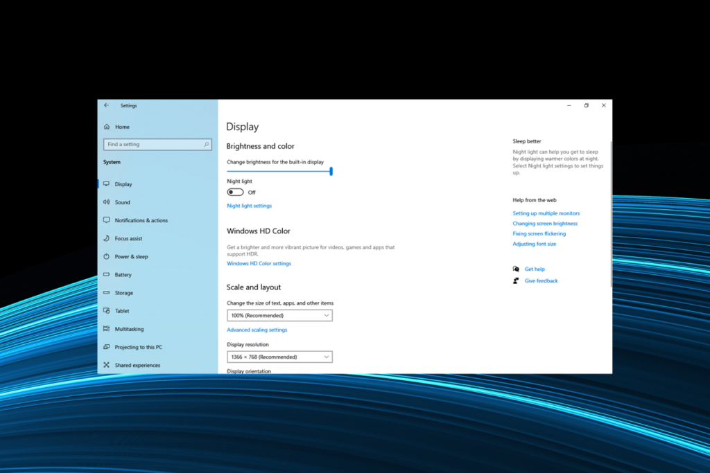 How to set brightness levels in Windows