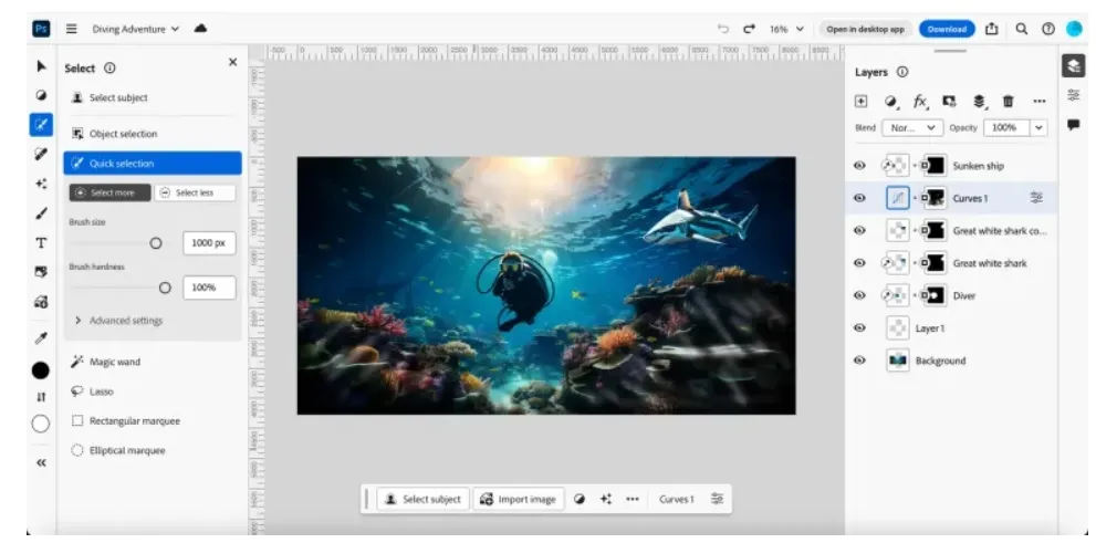 adobe photoshop web