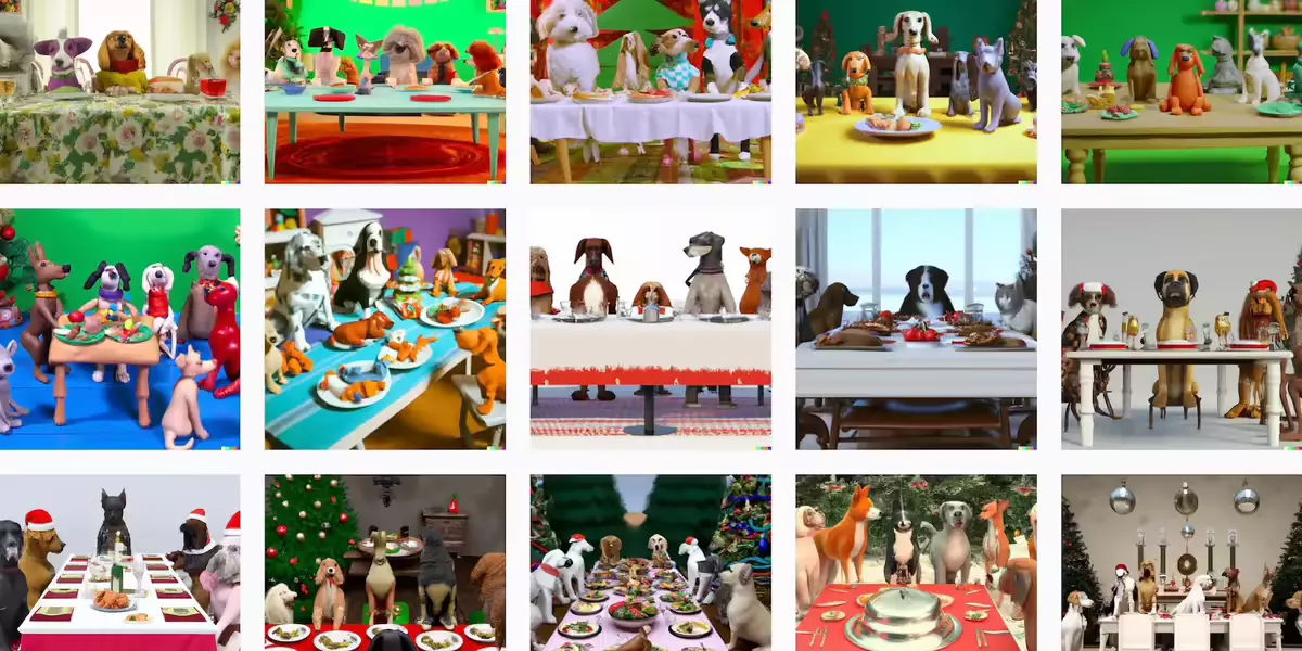 How to make Christmas greetings cards using AI