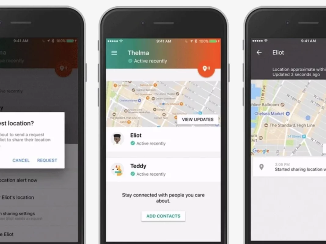 Google real time location newest feature