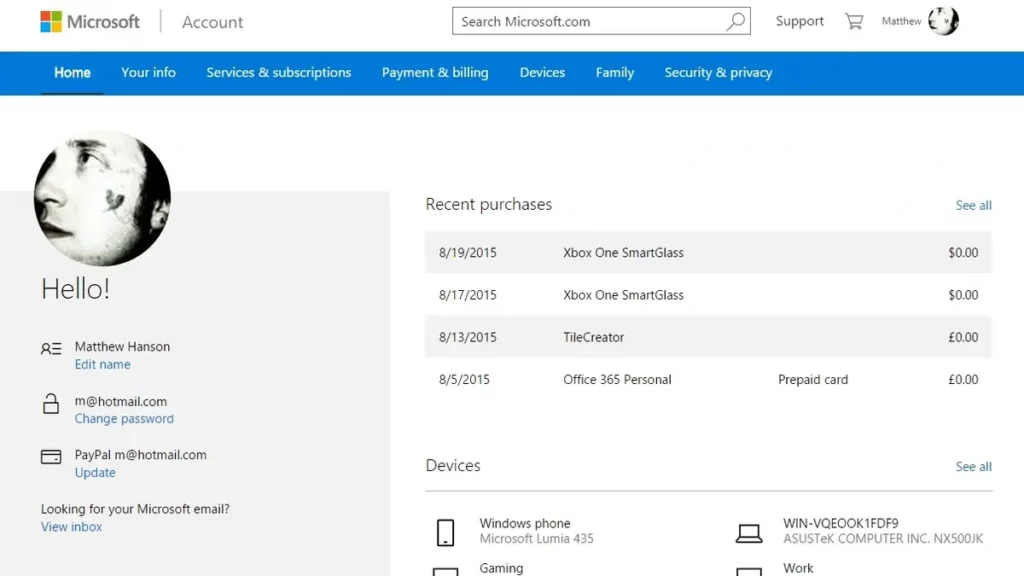 Activate your PC with a Microsoft account