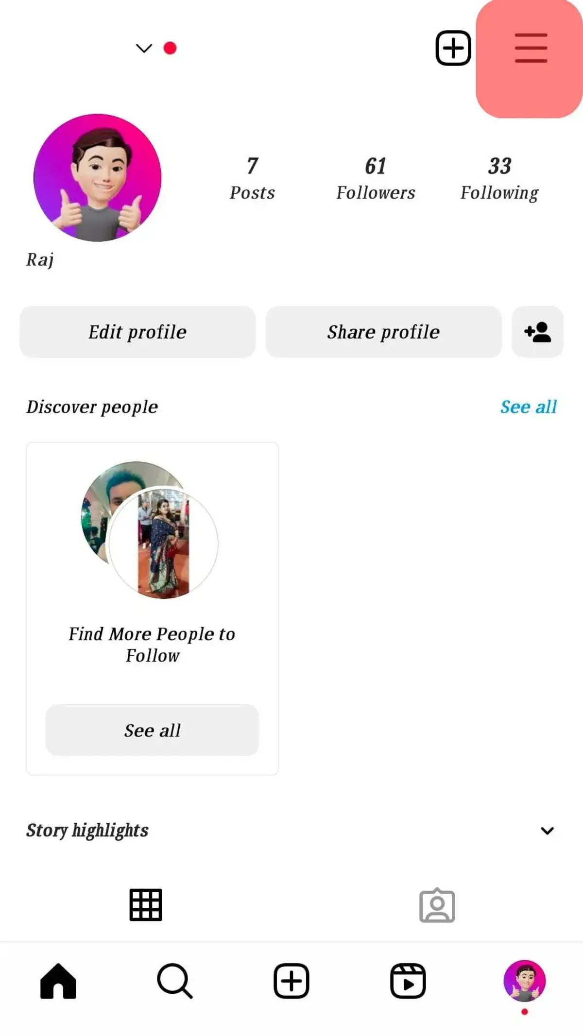 Reset the Instagram algorithm for your account