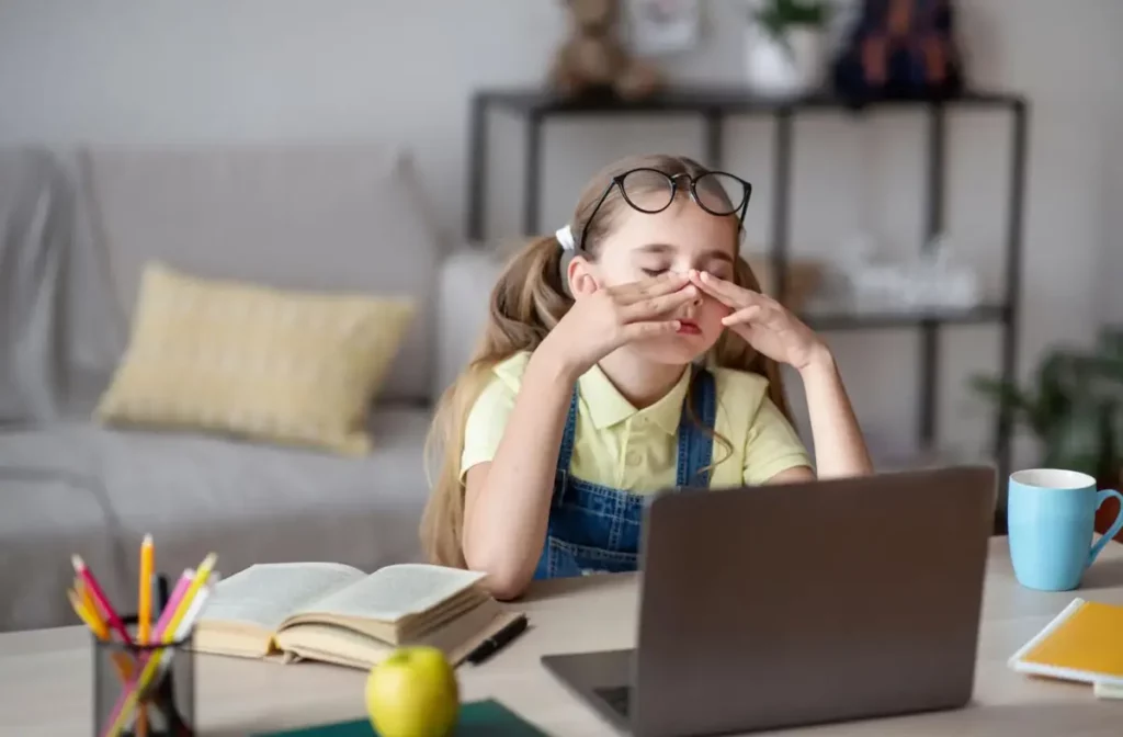 The dry eye syndrome because of screen exposition
