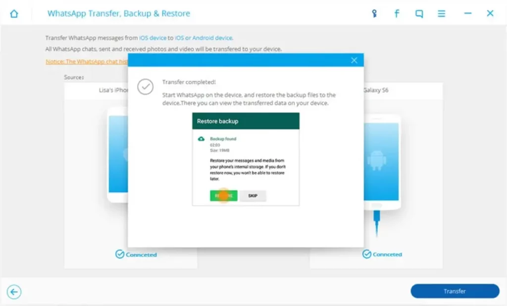 How to make WhatsApp backupts from iPhone to computer