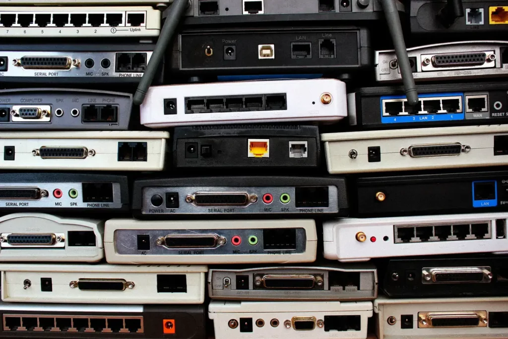 stacked second hand routers
