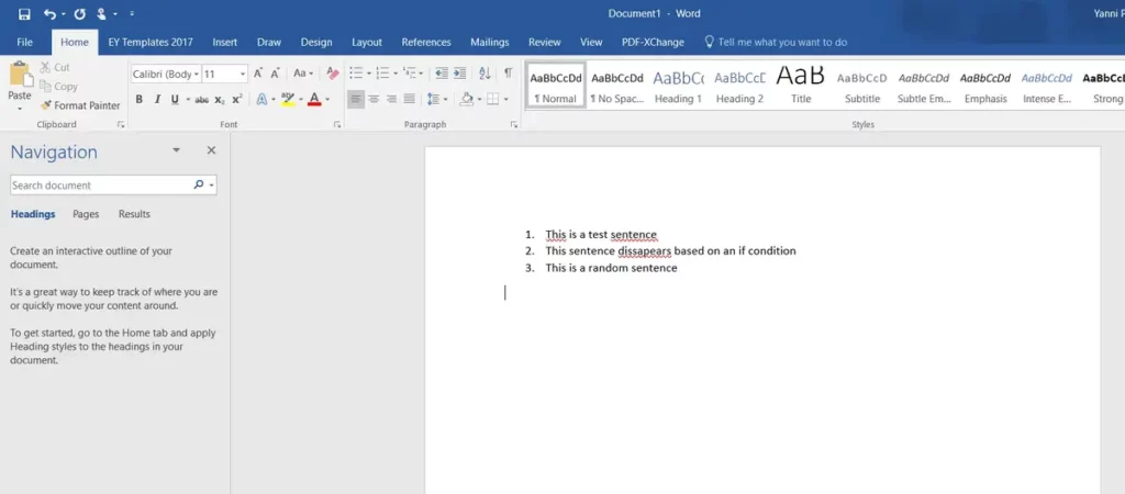 Easily change format options