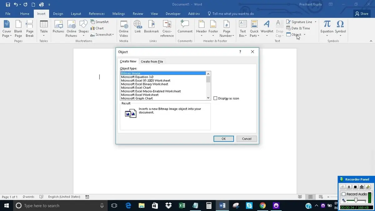 Insert Text from File in Word
