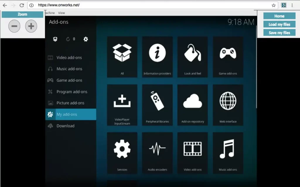Add new features to Kodi with add-ons