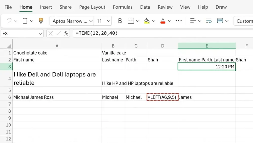 How to Excel formulas work