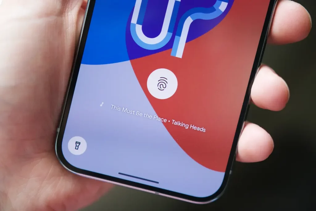 The Now playing feature in Android