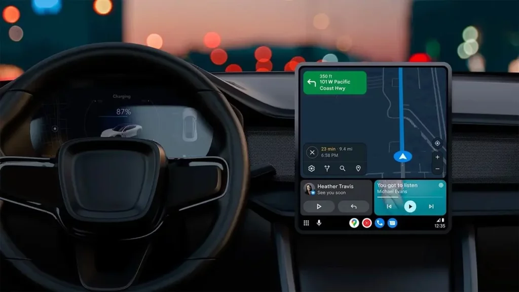 The new Android Auto update features