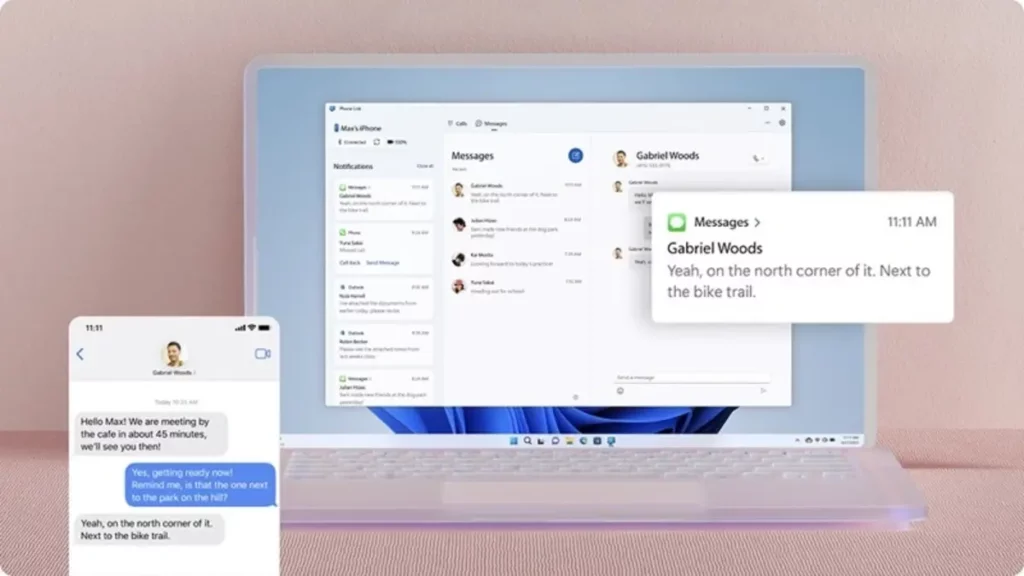 The Link to Windows iPhone experience