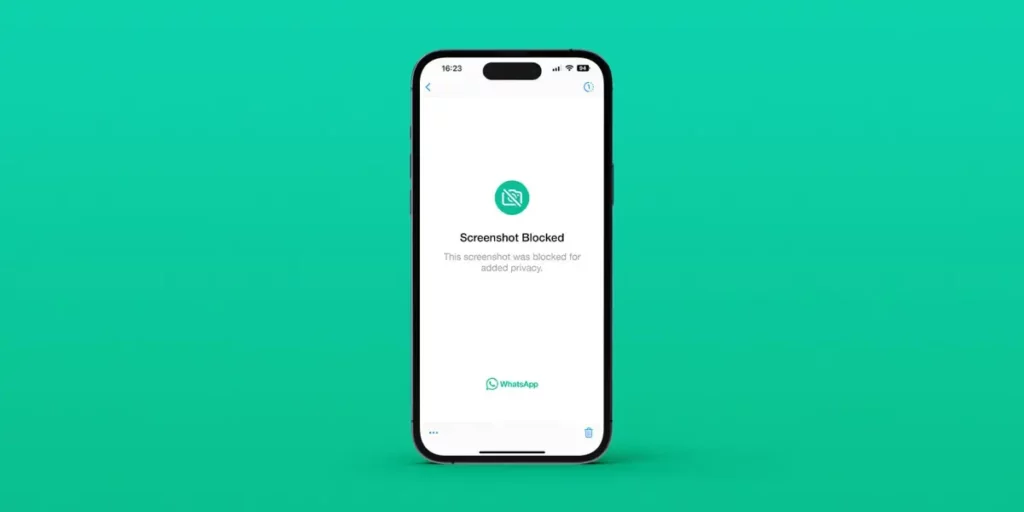 WhatsApp view once blocking screenshot