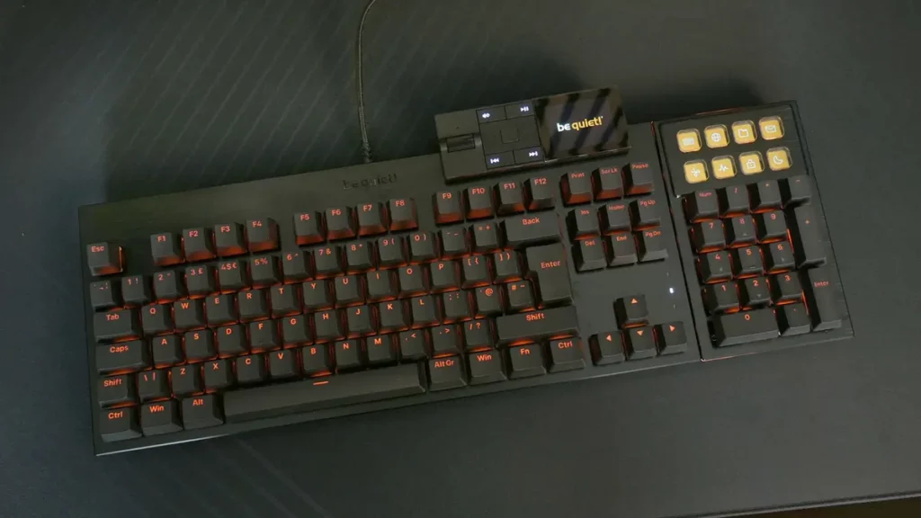 New peripherals from be quiet! Include a modular keyboard with Stream Deck