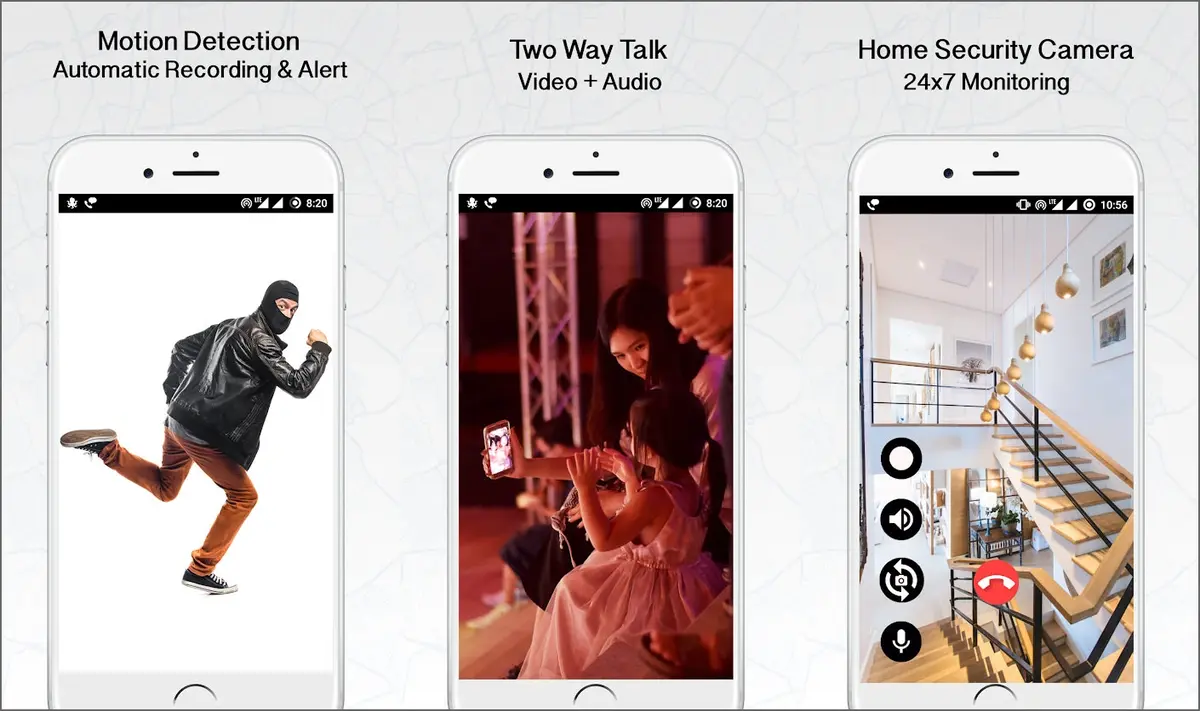 Turn your old phone into a vigilance camera through software