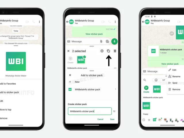 WhatsApp lets you create your own sticker pack and share it
