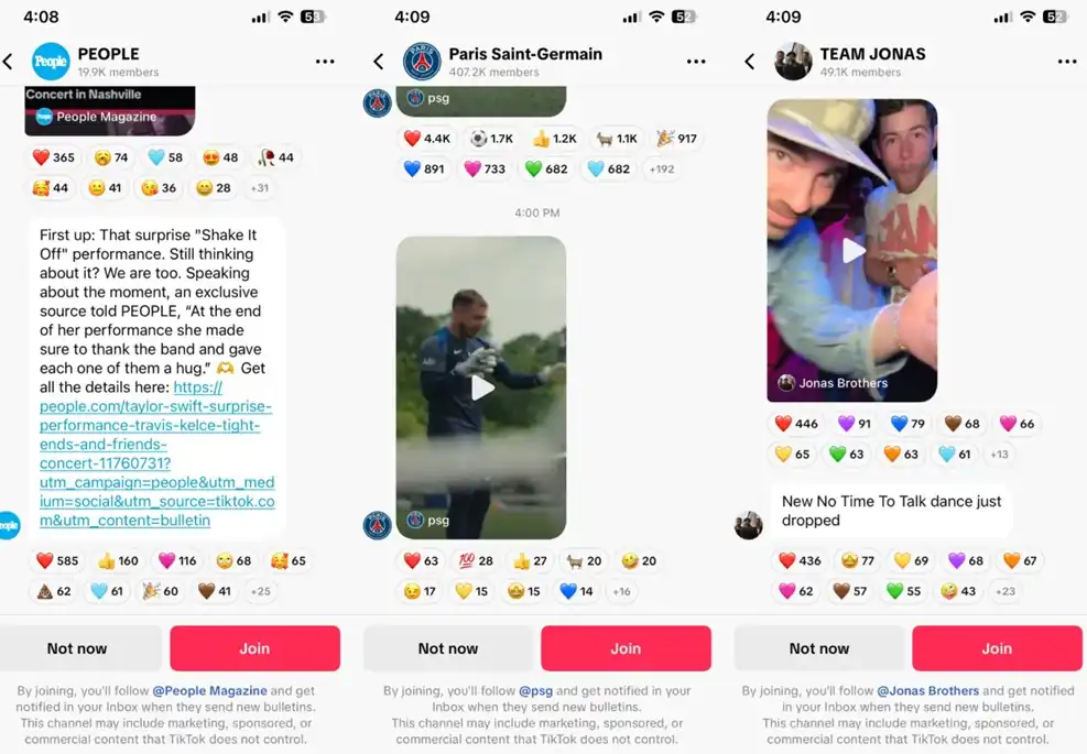 Bulletin Boards on TikTok