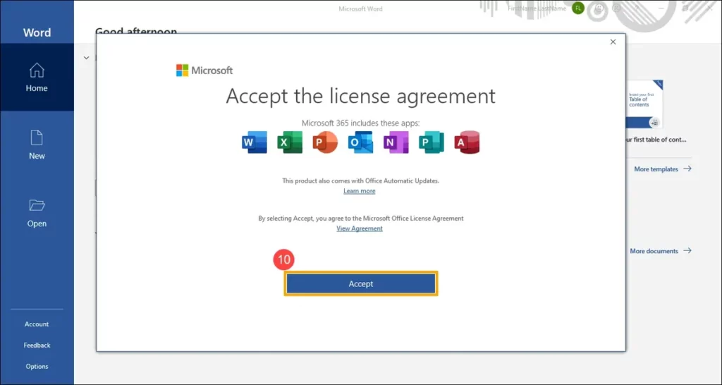 Extend your Microsoft Office test period legally for 150 days