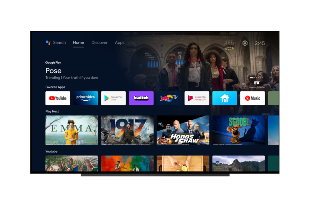 The new Android TV interface update