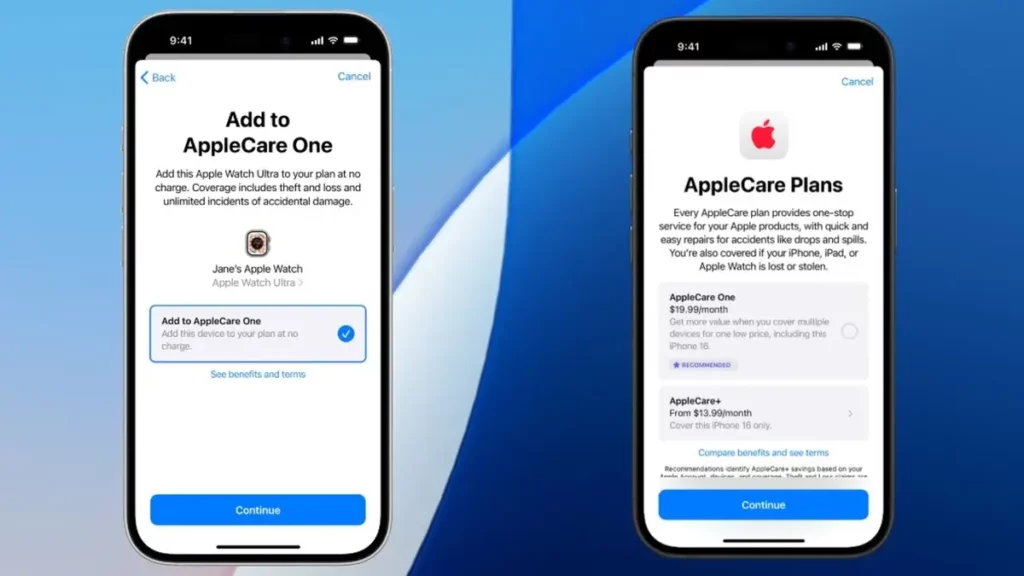 AppleCare One insurance plan