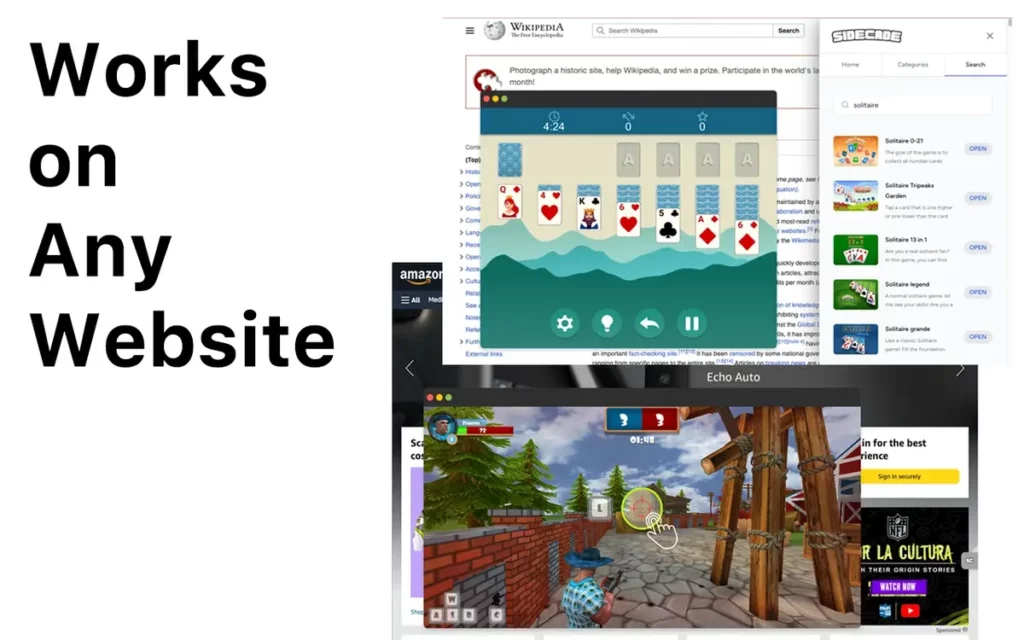 Sidecade Chrome add-on and 800 retro games for free