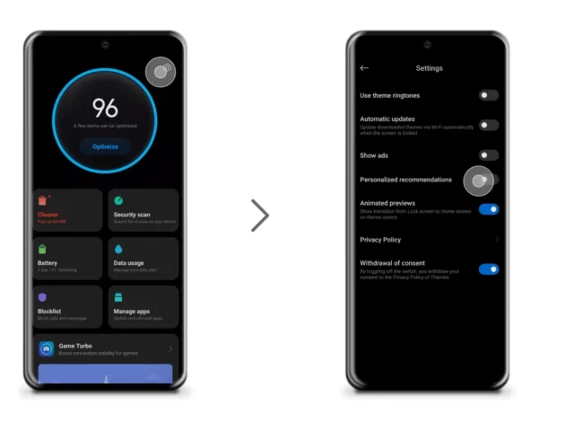 Xiaomi trick to avoid screen blocking when you are watching it
