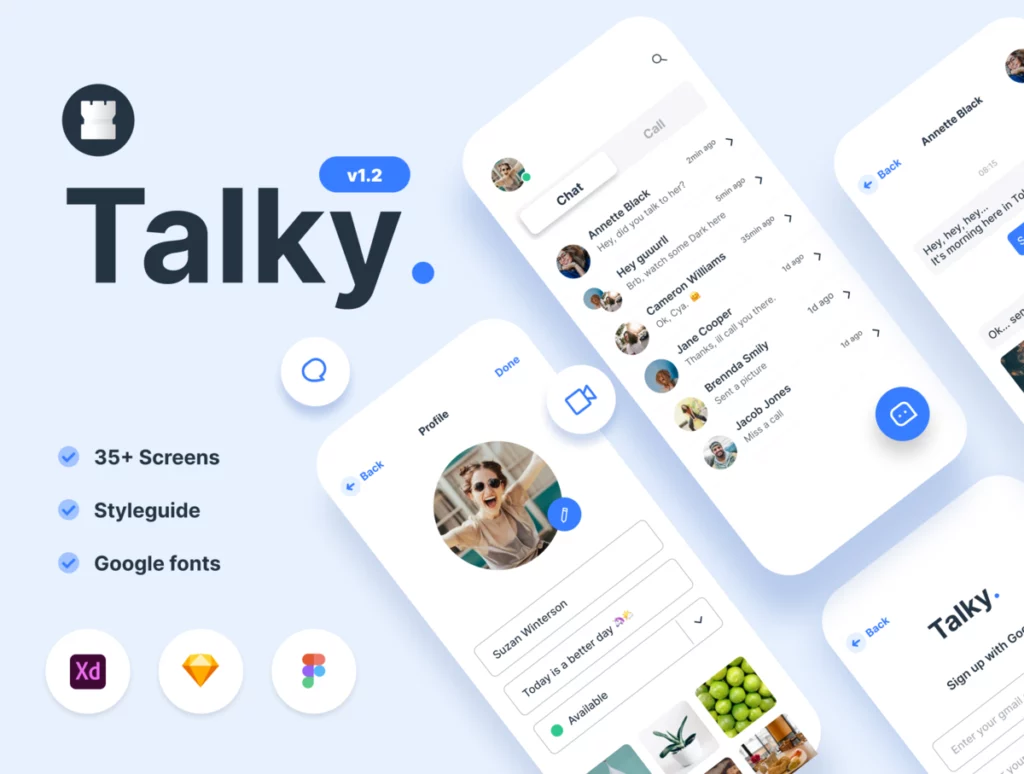 Talky messaging apps with no phone number