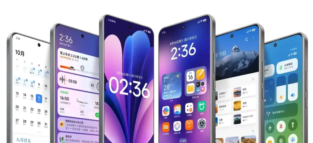 Different Xiaomi devices that won't update to HyperOS 3