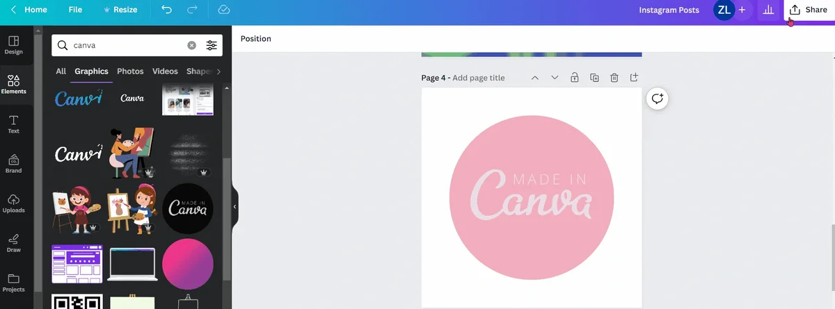 Download your Canva design