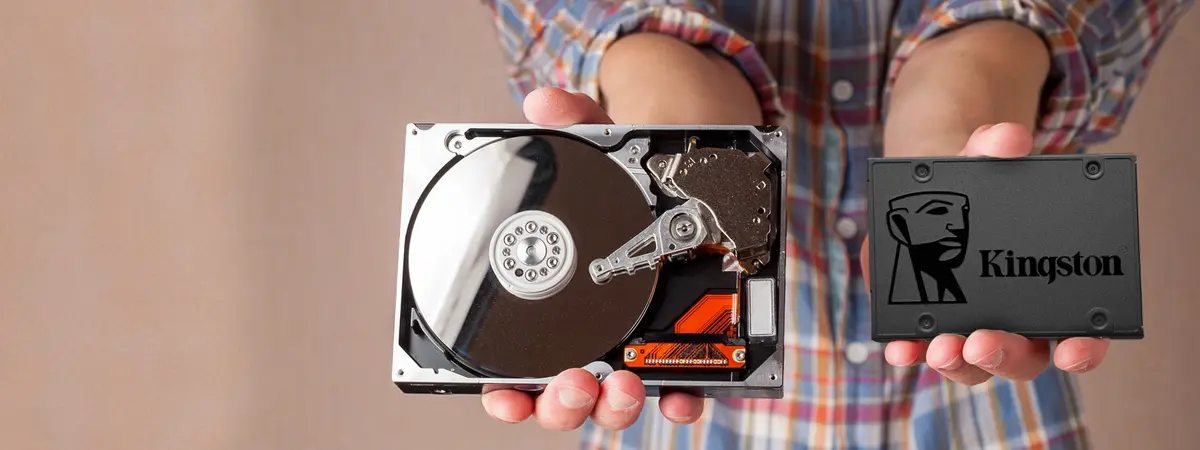 Migrate your hard drive disk data to a SSD easily