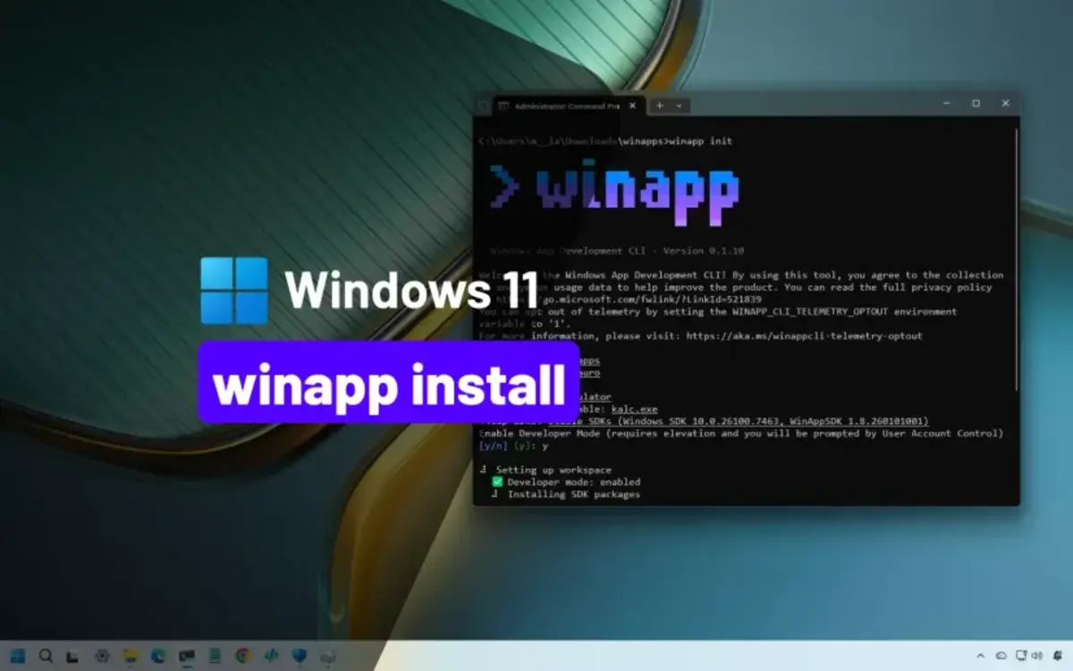 WinApp apps creation tool