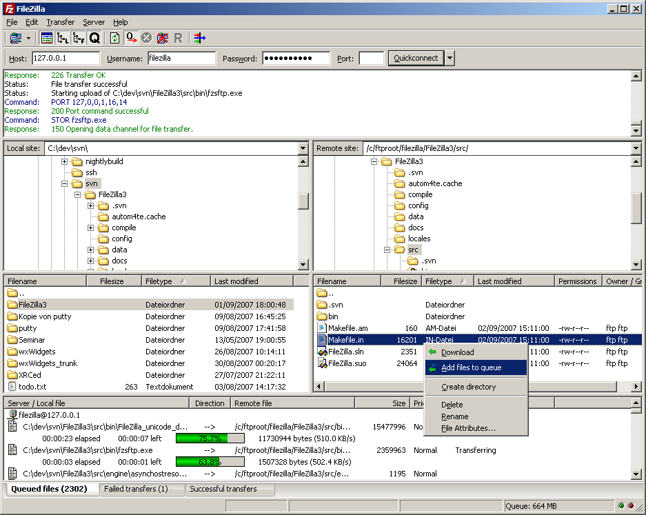 FileZilla 3