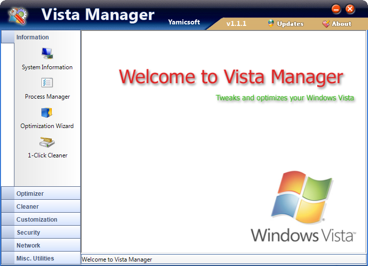 Vista Manager