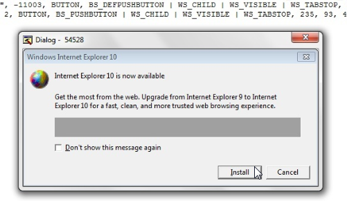 Internet Explorer 10