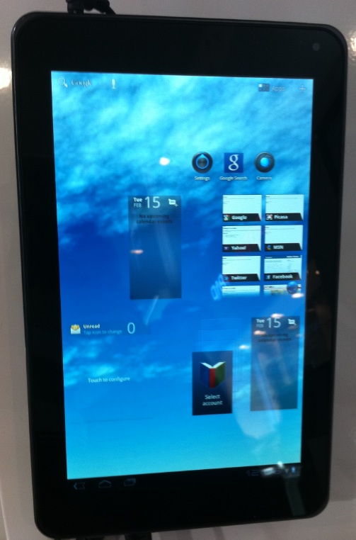 Tablet 8.9" LG