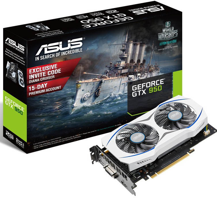 Asus GeForce GTX 950 bajo consumo