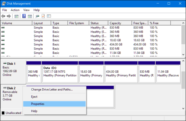 disk management