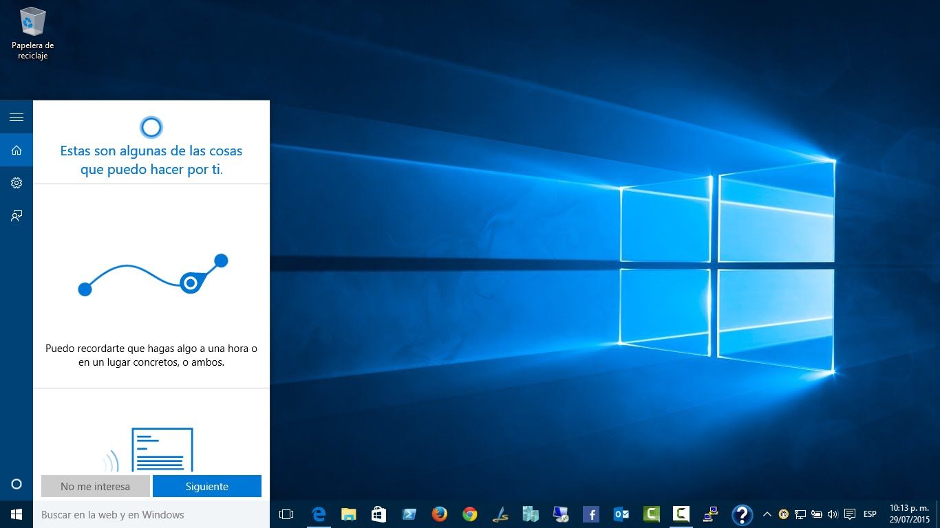 cortana windows 10