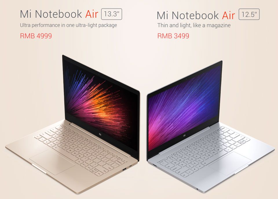 Xiaomi Mi Notebook Air