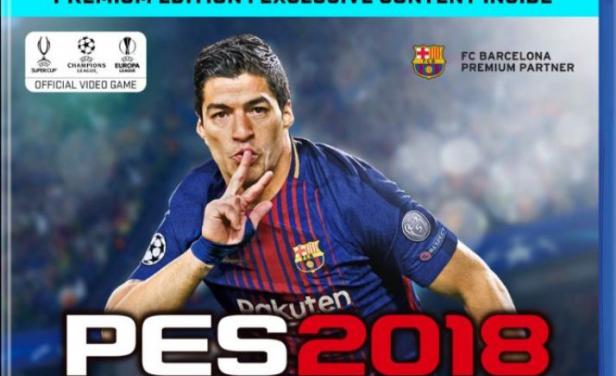 Luis Suárez portada PES 2018 Europa