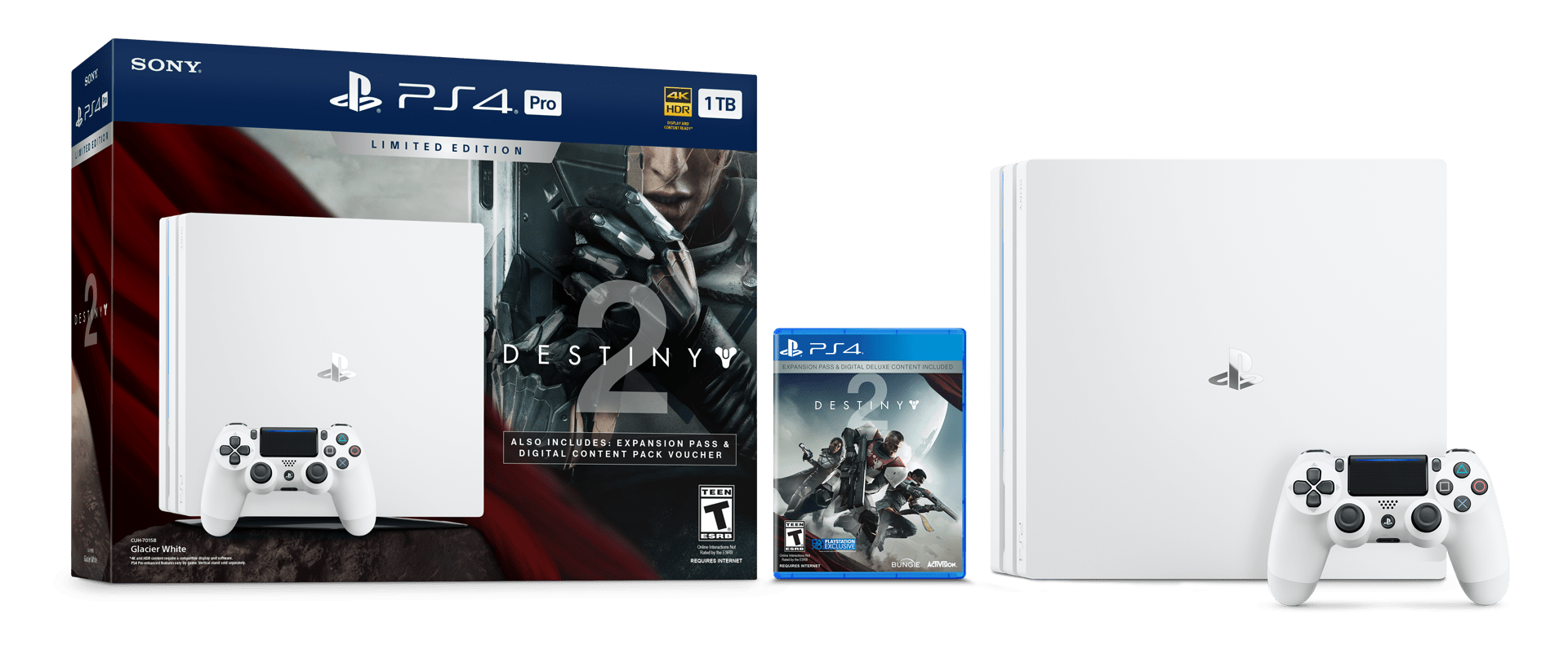 Sony PS4 Pro blanca Destiny 2