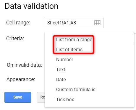 Google Sheets