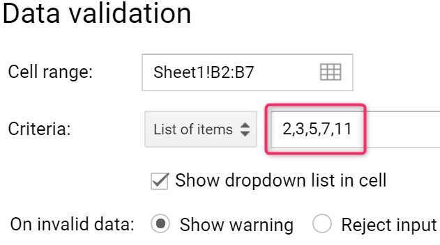 Google Sheets